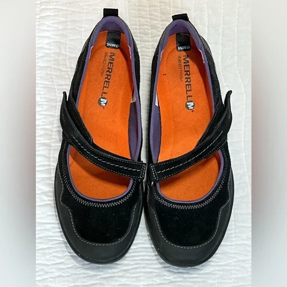 Merrell Albany black Mary Jane sneaker sandals- 8 - Picture 9 of 11